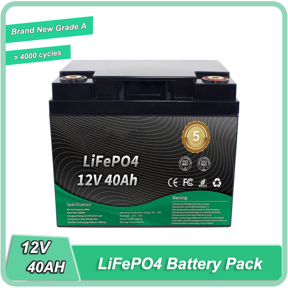 12V 40Ah battery pack